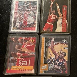 Hakeem Olajuwon NBA Basketball Trading Cards (5)